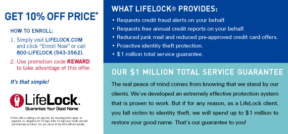 LifeLock - Guarantee your good name
